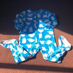 Carter's Cozy Blue Polar Bear Pajamas